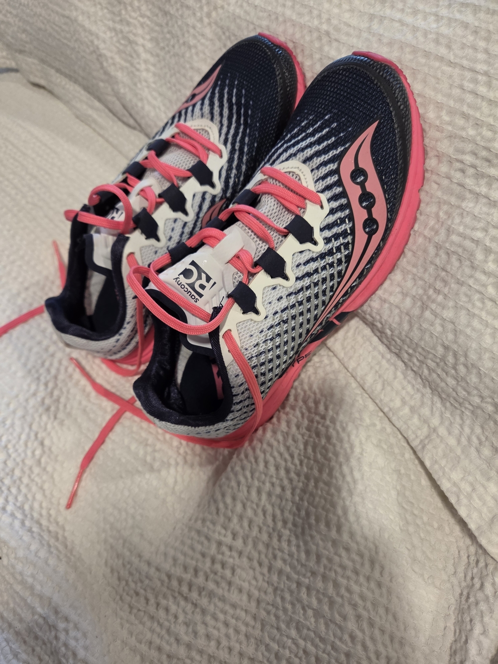 Saucony Women's Navy and Hot Pink Performance Running Shoes